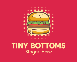 Pop Art Burger  logo design