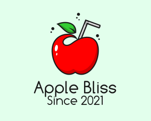 Natural Apple Juice  logo design