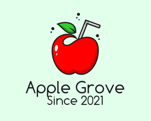Natural Apple Juice  logo design