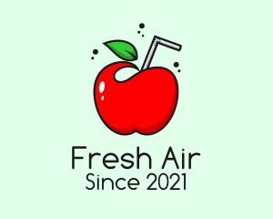 Natural Apple Juice  logo design