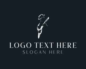 Concert - Guitar Instrument Performer logo design