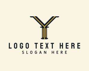 Boutique - Tailoring Boutique Stylist Letter Y logo design