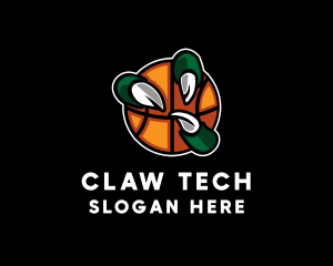 Claw - Basketball Claw Grab logo design