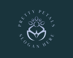 Wellness Spa Lotus logo design