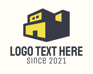 Factory - Warehouse Storage Factory logo design