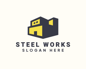 Warehouse Storage Factory  logo design