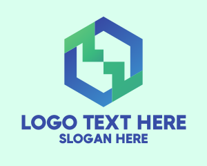 Telecommunications - Hexagon Software App logo design