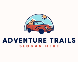 Car Truckload Travel logo design