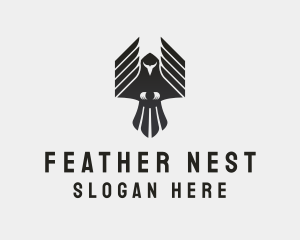 Flying Falcon Bird logo design