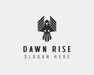 Flying Falcon Hawk logo design