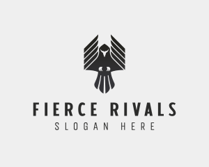 Flying Falcon Hawk logo design