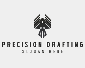 Flying Falcon Hawk logo design