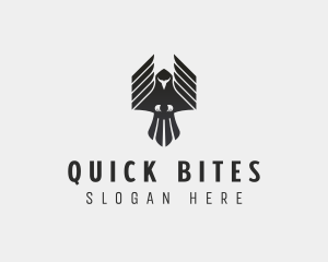 Flying Falcon Hawk logo design