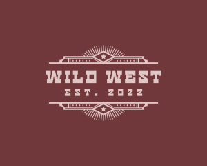 Western Art Deco Star logo design