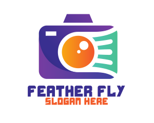 Modern Meteor Camera logo design