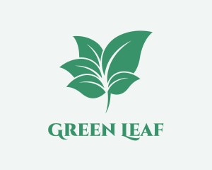 Organic Leaves Garden logo design