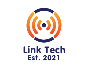 Connectivity - Frequency Signal Circle logo design