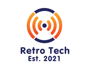 Analog - Frequency Signal Circle logo design