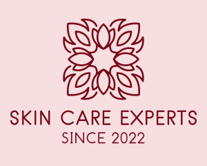 Flower Skin Care Cosmetics  logo design