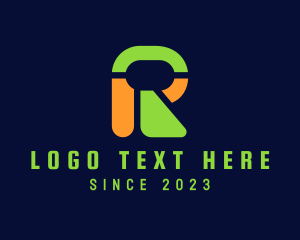 Application - Letter R Media logo design