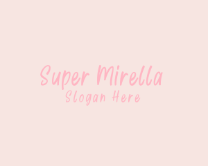 Cute Feminine Minimalist Logo