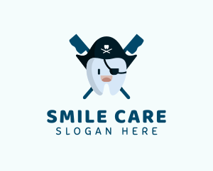 Dentist - Tooth Pirate Dentist logo design