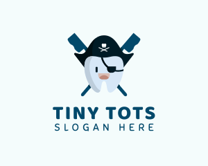 Tooth Pirate Dentist logo design