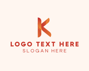 Application - Application Letter K logo design