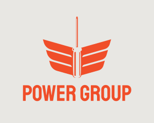 Orange Winged Screwdriver Logo