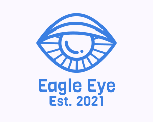 Clam Eye Line Art logo design