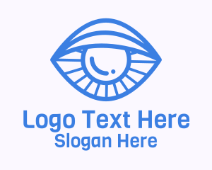 Clam Eye Line Art Logo