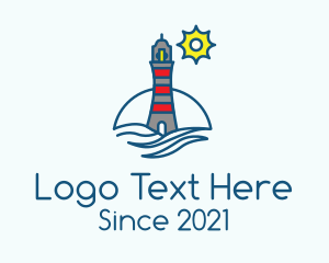 Lighthouse - Lighthouse Coastal Tower logo design