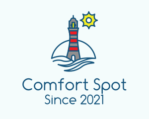 Lighthouse Coastal Tower logo design