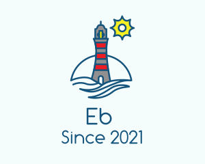 Tourism - Lighthouse Coastal Tower logo design
