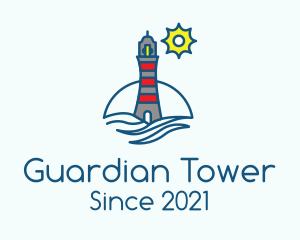 Lighthouse Coastal Tower logo design