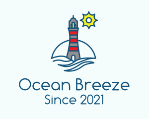 Lighthouse Coastal Tower logo design