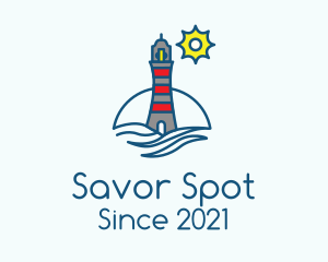 Lighthouse Coastal Tower logo design