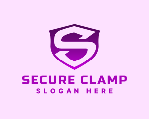 Safety Security Shield Letter S logo design