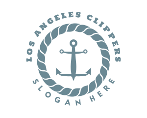 Sailing - Nautical Rope Anchor logo design