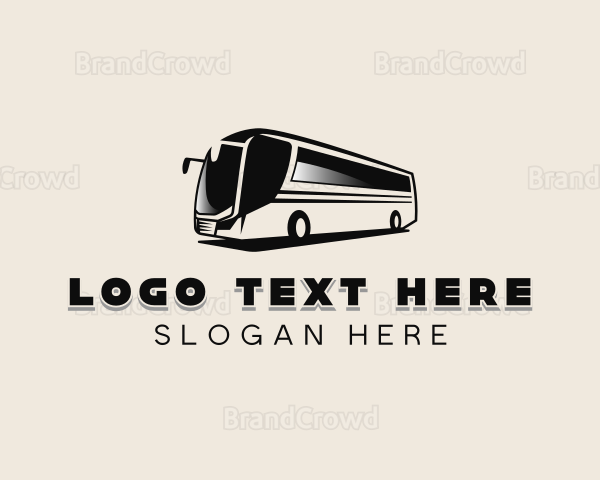 Travel Bus Transportation Logo