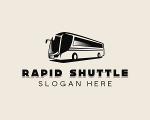 Shuttle - Travel Bus Transportation logo design