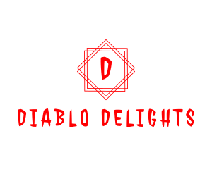 Diablo - Geometric Line Interior Design logo design