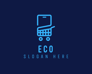 Gadget Store - E-commerce Shopping Cart logo design
