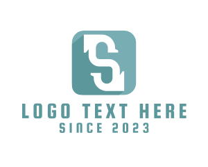 Technology Startup Letter S Logo