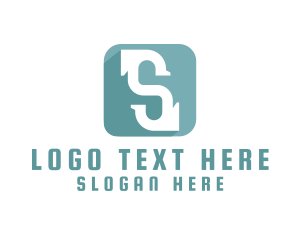 Technology Startup Letter S Logo