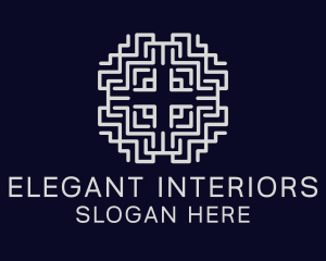 Intricate Textile Decor logo design