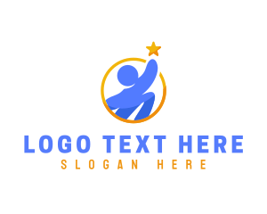 Leader - Leader Person Volunteer logo design