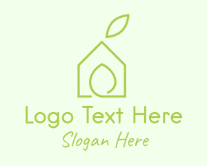 Green House - Eco House Property logo design