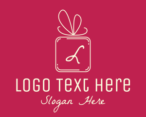 Holiday Gift Lettermark Logo