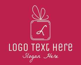 Giveaway - Holiday Gift Lettermark logo design